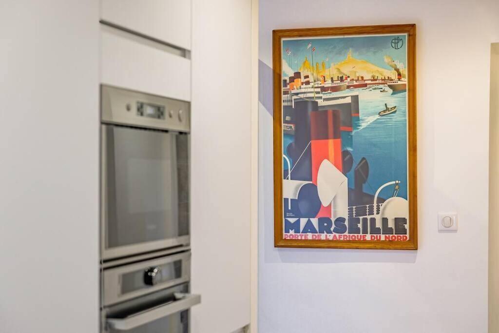 Appartement 5*, Climatise, Avec Terrasse Au Quartier Le Panier Marseille Eksteriør billede